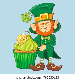 Collection of Leprechaun for Saint Patricks design.