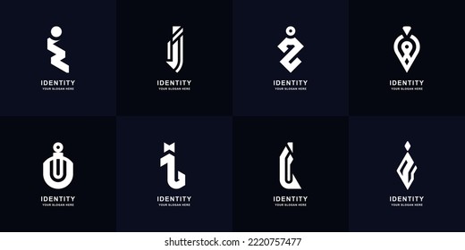 Design des Logos mit Sammelbuchstaben i oder ii