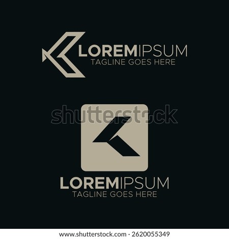 Collection letter K logo design