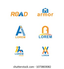 collection of letter  logos