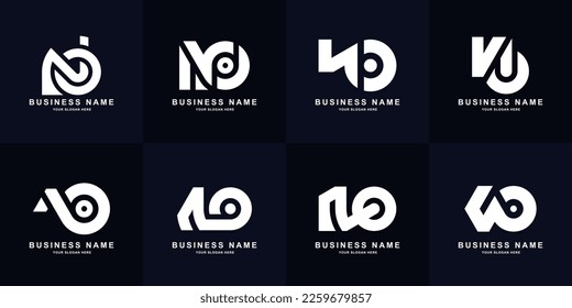 Entwurf eines Sammelbriefs Nr. oder ON-Monogram-Logos