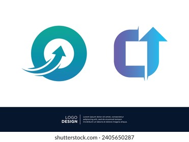 Collection of Letter O Logo designs for business finance and investment.