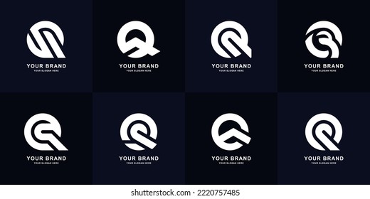 Collection letter Q monogram logo design