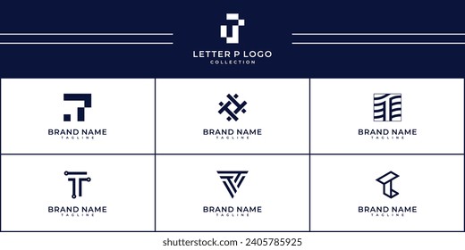 collection letters T logo design. modern creative monogram logo design template