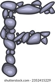 una colección de cartas con el tema de las rocas naturales