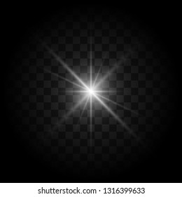 Collection of lighting scenes, transparent effects. Bright lighting with beautiful lights