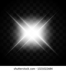 Collection of lighting scenes, transparent effects. Bright lighting with beautiful lights