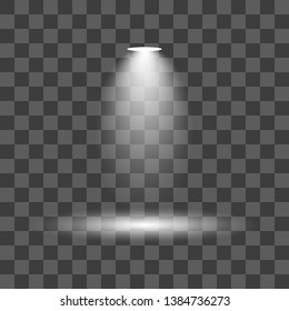 Collection of lighting scenes, transparent effects. Bright lighting with beautiful lights