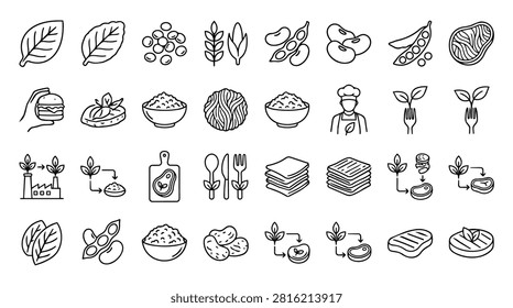 A collection line art