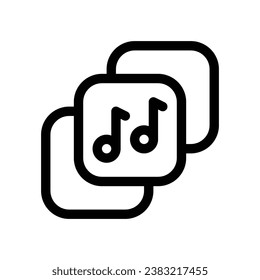 collection line icon logo for website, application, printing, document, poster design, etc, Suitable for web Design,Logo,App