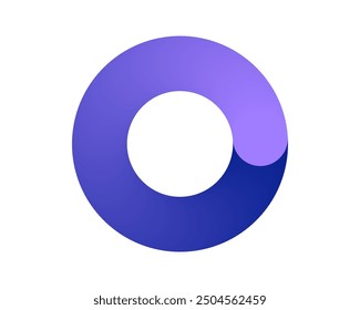 Collection Loading bar status icon. Vector illustration. Set of vector loaded rainbow icons. Download progress. Donload or Upload.