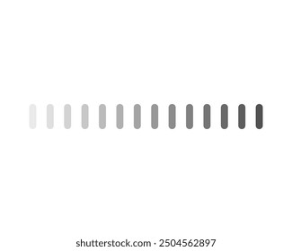 Collection Loading bar status icon. Vector illustration. Set of vector loaded icons. Download progress. Donload or Upload.