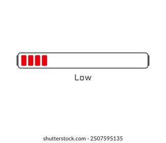 Collection Loading bar status icon. Vector illustration. Set of vector loaded icons. Download progress. Donload or Upload.