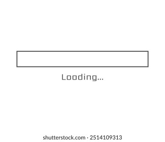 Coleta Ícone de status da barra de Carregamento. Ilustração vetorial. Conjunto de ícones carregados por vetor. Progresso do download. Fazer download ou upload.