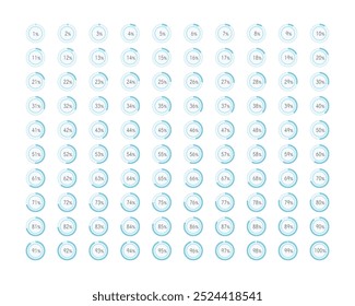 Icono de Estado de la barra de carga de colección. Ilustración vectorial. Conjunto de iconos cargados de Vector. progreso de la Descarga. Descargar o Cargar.