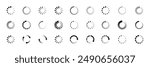 collection of loading and buffering symbols for websites
