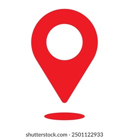 Collection of location, pin, map icons. vector pin, location, map