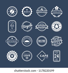 Collection of logo and badge vectors