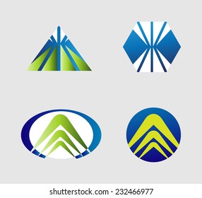 Collection of logo design template