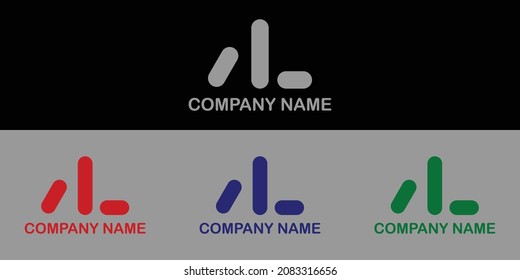 colección de diseños de logotipo con monograma abstracto
