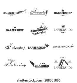 collection logo for your barbershop