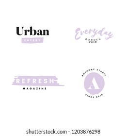 Colección de logotipos y vectores de marca