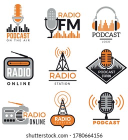 selección de etiquetas de iconos de logotipos de colección