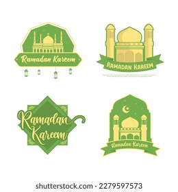 A collection of logos for ramadan kareem