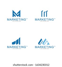 a collection of logos using the initials letter M