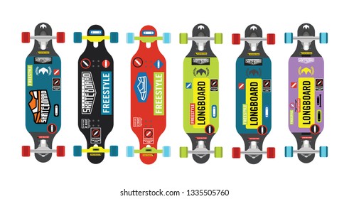 Collection of Longboards