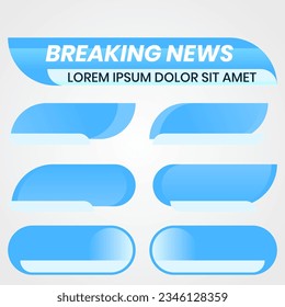 collection of lower third designs for videos