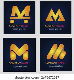 
Kollektion, M-Logo, in elegantem Design angeordnet