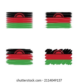 Sammlung der Malawi-Fahne