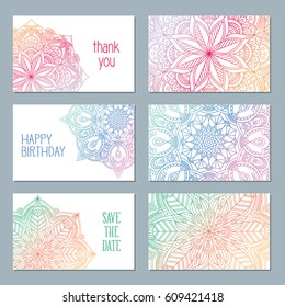 Collection of mandala cards
