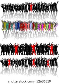 collection of many people group