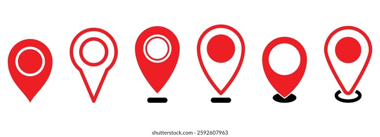 Collection of Map Pin Icons