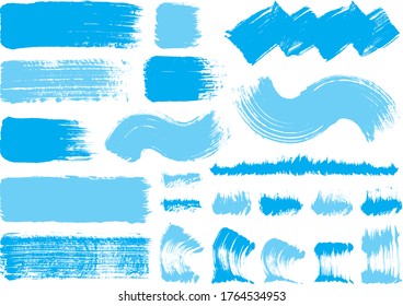 A collection of materials written with a brush