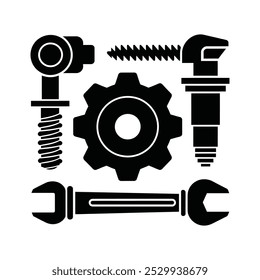 Collection Of Mechanical Product Illustration