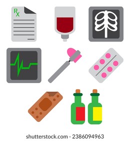 colección de vectores de iconos médicos