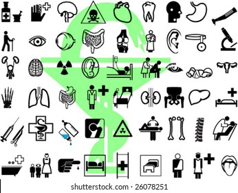 Collection of medical icons for any occasion