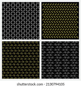 Collection Of Medical Pattern Abstract Background. Injection Pattern Abstract Background Illustration. Stethoscope Pattern Abstract Background Vector