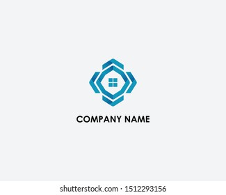 Collection of Medical Pharmacy Home Logo Designs with a smooth gray background