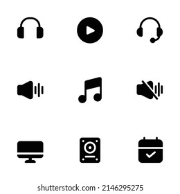 A collection of Medical, Transportation, Multimedia and Sport icons. Ready to use for your needs.