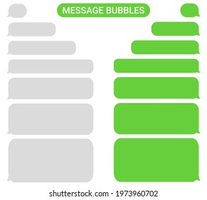 Collection of Message bubbles vector. collection of chat bubbles chat boxes icons.