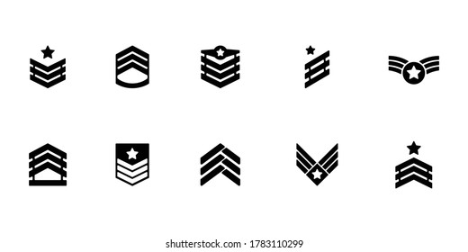 8,188 Army ranks vector Images, Stock Photos & Vectors | Shutterstock