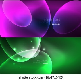 Collection of minimal geometric abstract backgrounds. Vector illustration for covers, banners, flyers and posters and other designs