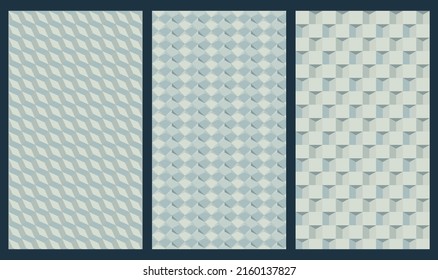 Collection of minimalist geometric patterns Vector