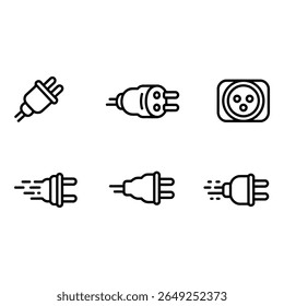 Coleção de Placas Elétricas de Arte de Linha Minimalista e Tomadas Design Moderno Limpo
