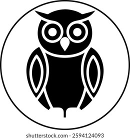 A collection of minimalist owl icons in outline and solid styles. Ideal for wildlife, nature, wisdom, education, and nocturnal themes. Perfect for logos, branding, and vector illustrations.

