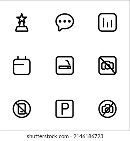 Collection of Mix Icon Construction Transportation Electronic Furniture Sport and Multimedia
